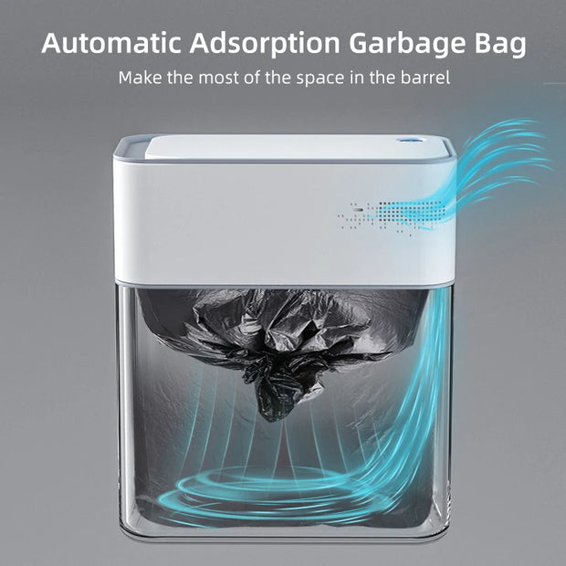 Intelligent 14L Bathroom Trash Can: A Smart Solution for Clean Spaces