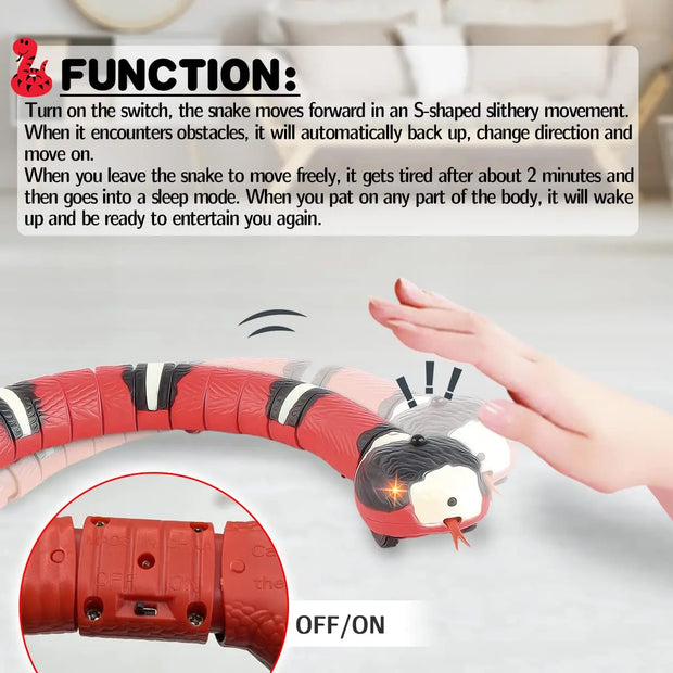 Automatic Electronic Snake Cat Toys