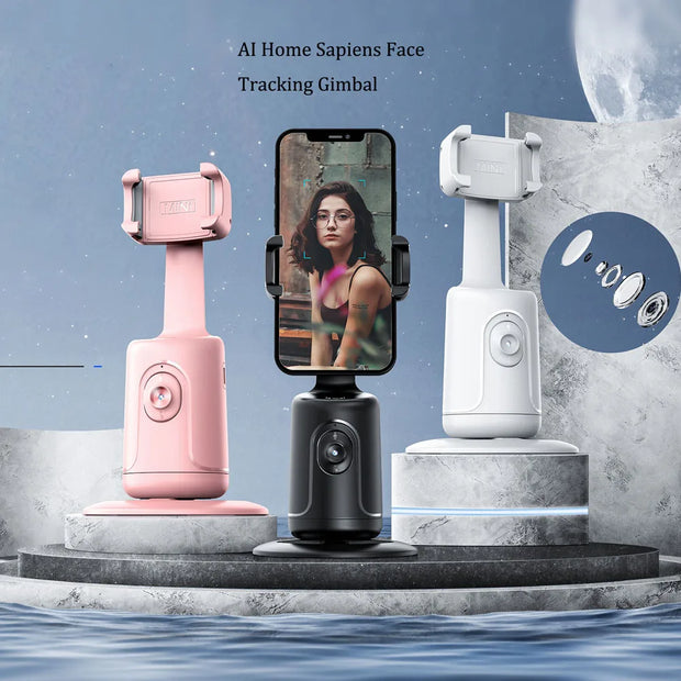 AI Smart Gimbal 360° Auto Face Tracking