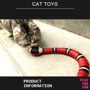 Automatic Electronic Snake Cat Toys